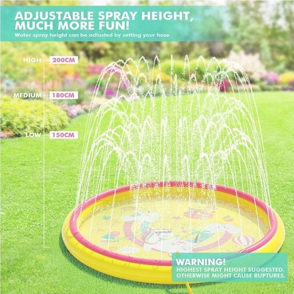 Sprinkler Splash Pad Kiddie Pool